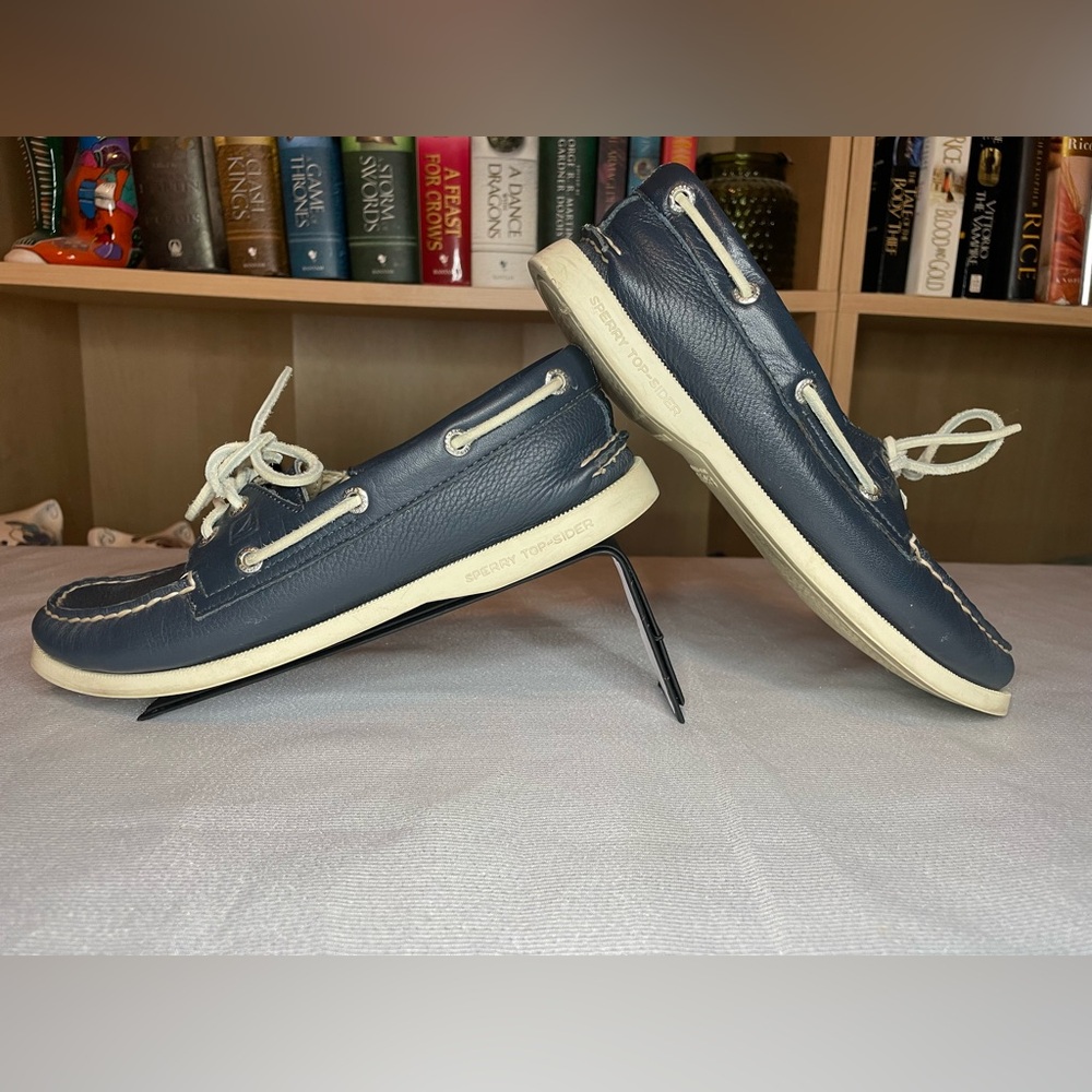 Navy Boat Shoes